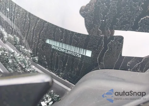 2018 Nissan Murano Platinum from USA, damaged, VIN 5N1AZ2MH3JN102754